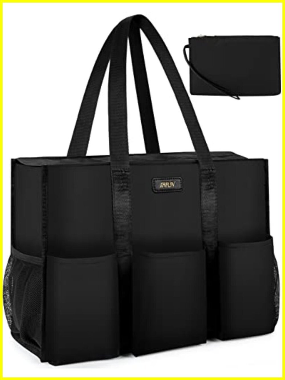 Large Utility Tote Bag with 24 Pockets Laptop Travel Work Teacher
